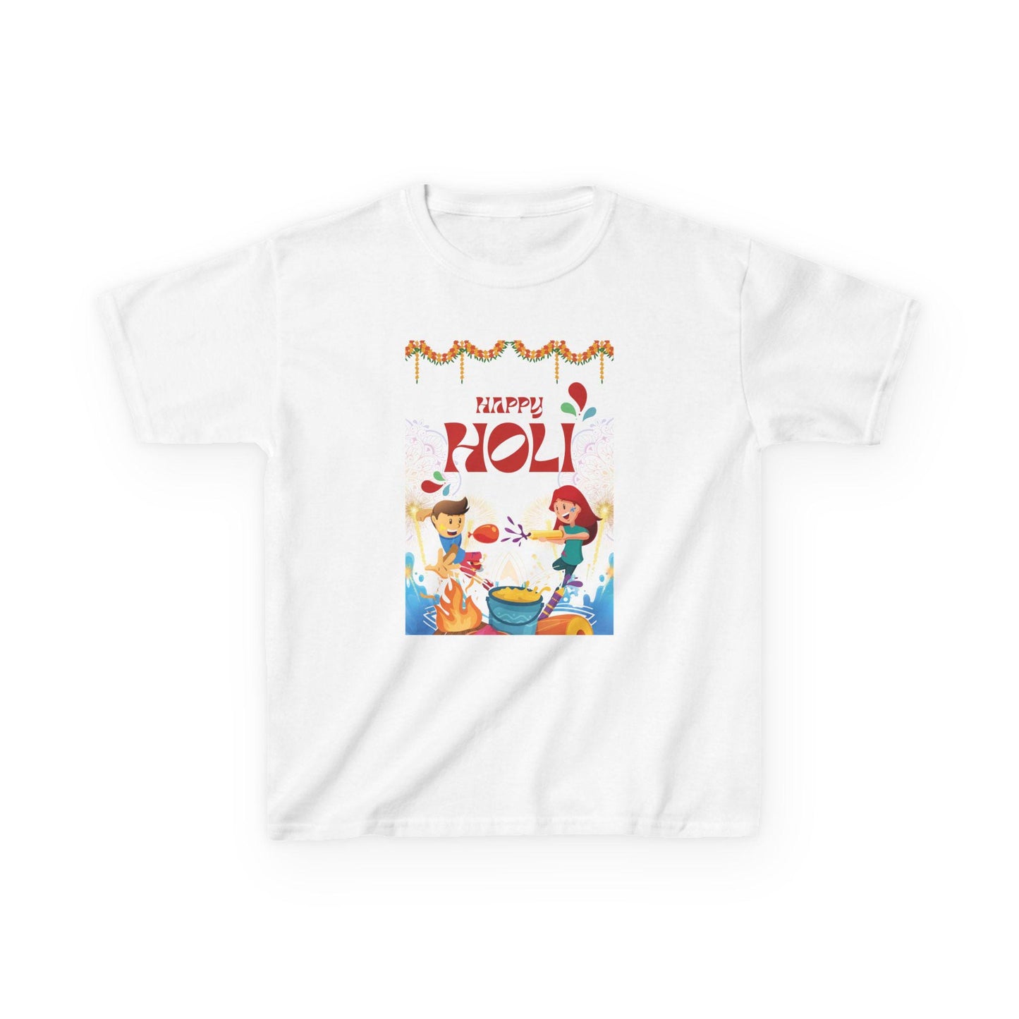Happy Holi Kids T-Shirt | Holi Festival Colors Tee