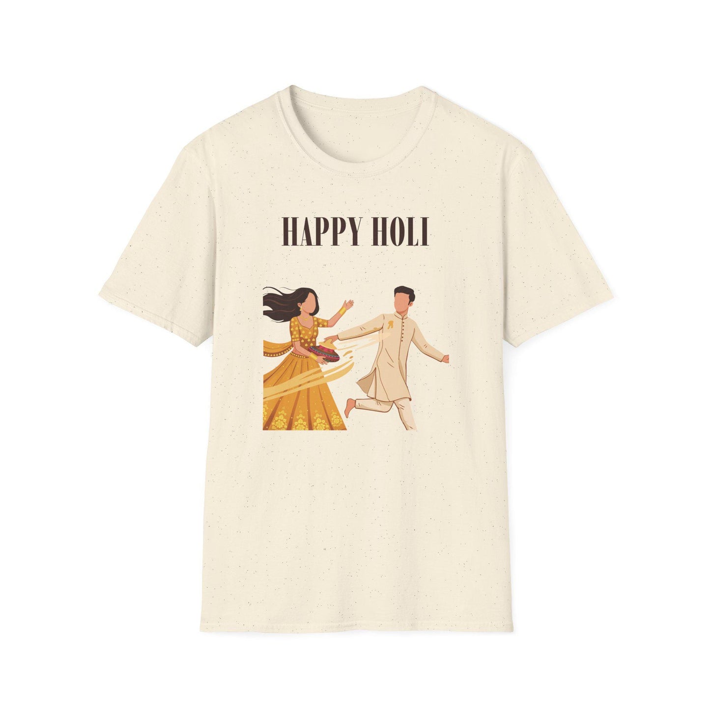 Happy Holi kids playing color powder T-Shirt | Holi festival colors design