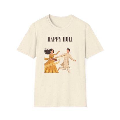 Happy Holi kids playing color powder T-Shirt | Holi festival colors design