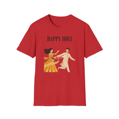 Happy Holi kids playing color powder T-Shirt | Holi festival colors design