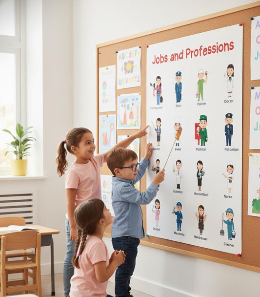 Community Helpers Poster, Educational Nursery Decor (Digital Download)