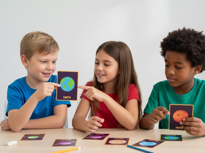 Solar System Flashcards, Montessori Astronomy Printables (Digital Download)