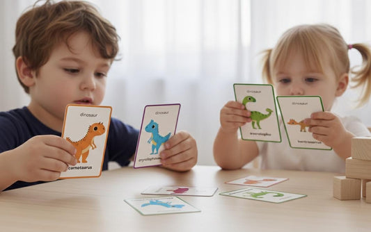 Dinosaur Counting Flashcards, Montessori Number Recognition (Digital Download)
