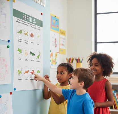 Reptiles Science Chart, Montessori Classroom Decor (Digital Download)