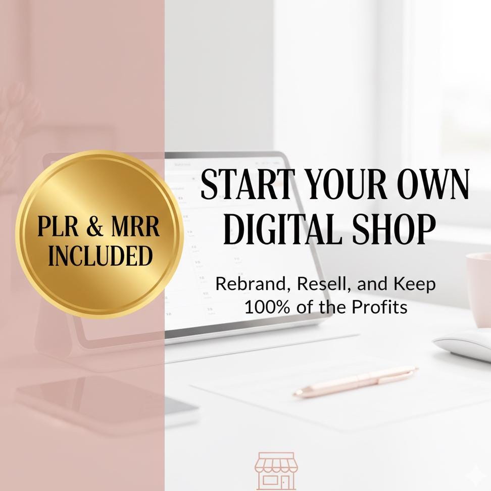 61-Page Small Business Planner Bundle | PLR & MRR (Digital PDF)