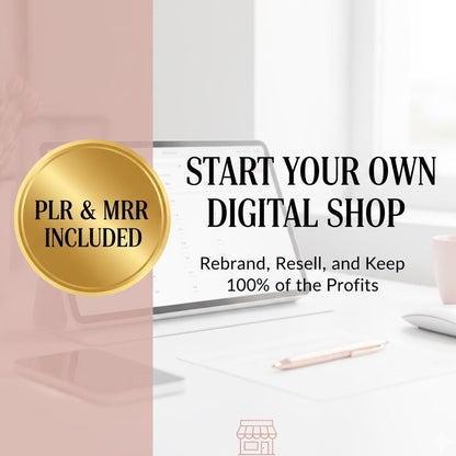 61-Page Small Business Planner Bundle | PLR & MRR (Digital PDF)