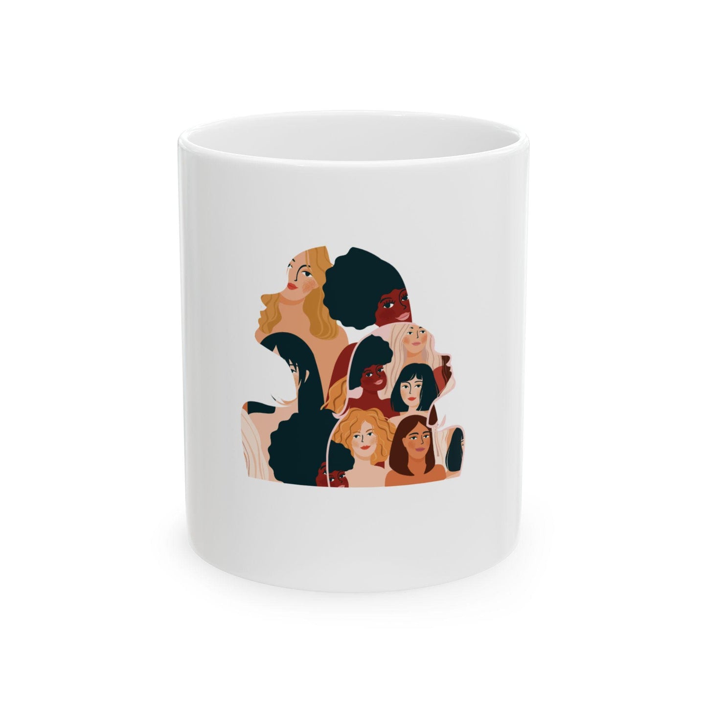 Diverse Women Illustration Mug | Ceramic Mug | International womens Day