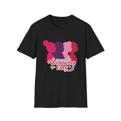 International women's day silhouettes t-shirt | feminist celebration tee