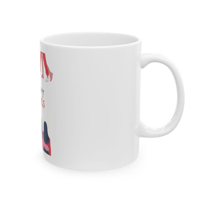 Happy Women's Day Illustration Mug | Women's Day Ceramic Mug