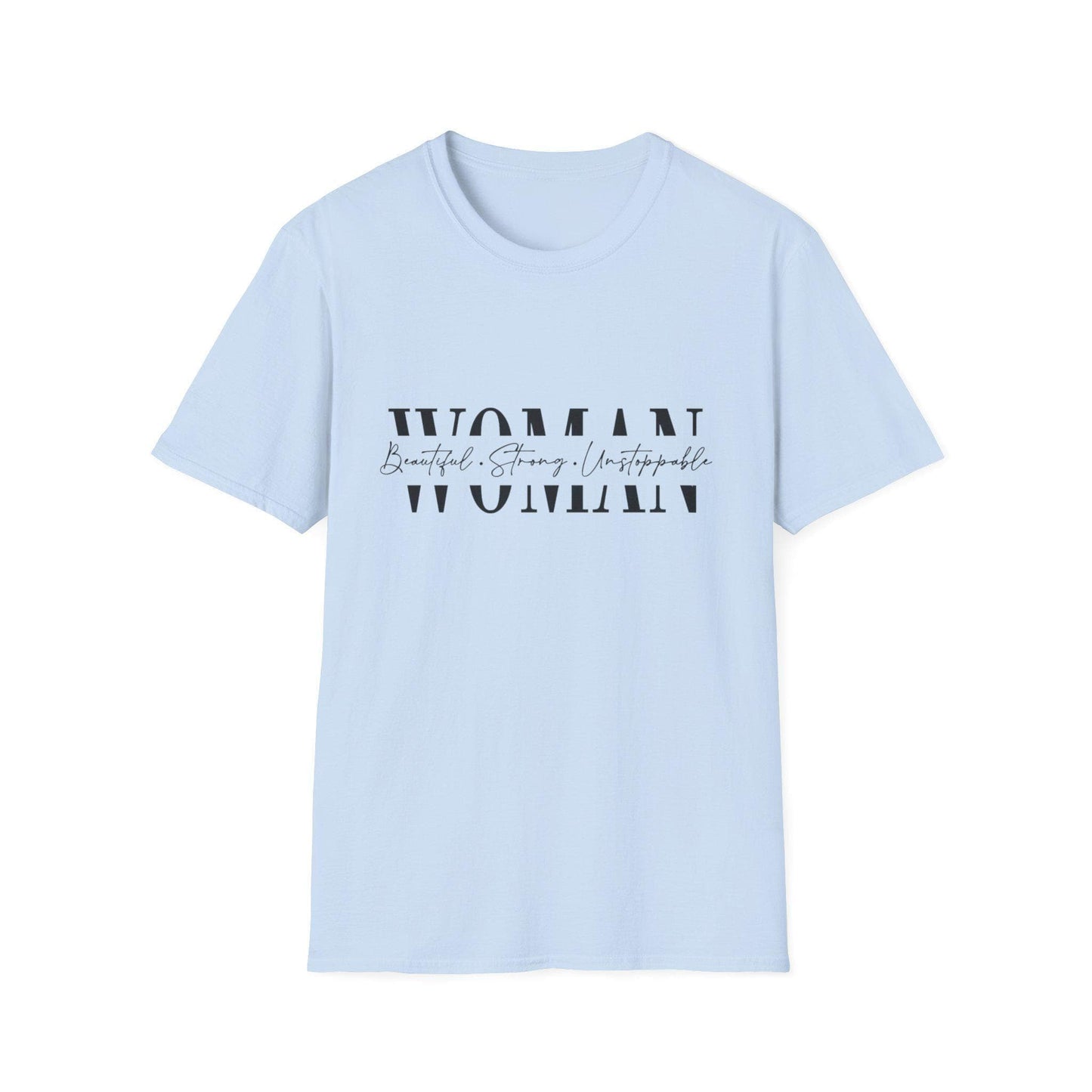 Woman typography t-shirt | feminine script graphic tee