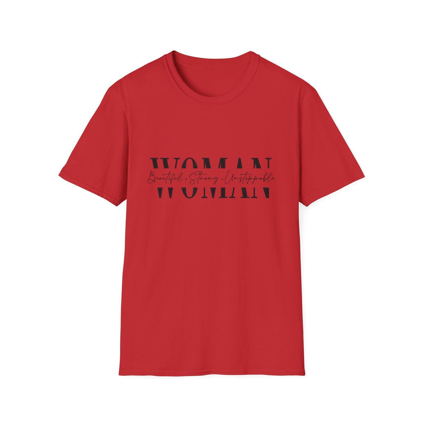 Woman typography t-shirt | feminine script graphic tee