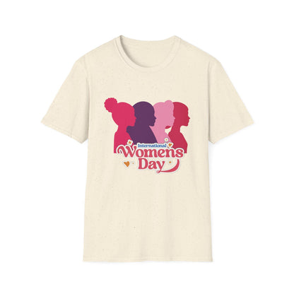 International women's day silhouettes t-shirt | feminist celebration tee