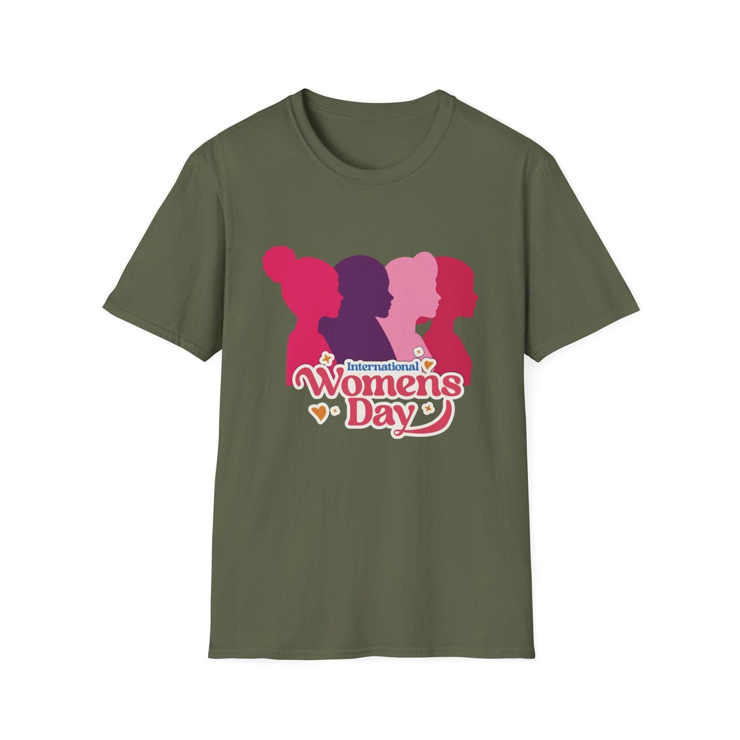 International women's day silhouettes t-shirt | feminist celebration tee