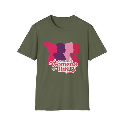 International women's day silhouettes t-shirt | feminist celebration tee