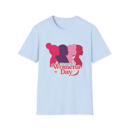International women's day silhouettes t-shirt | feminist celebration tee