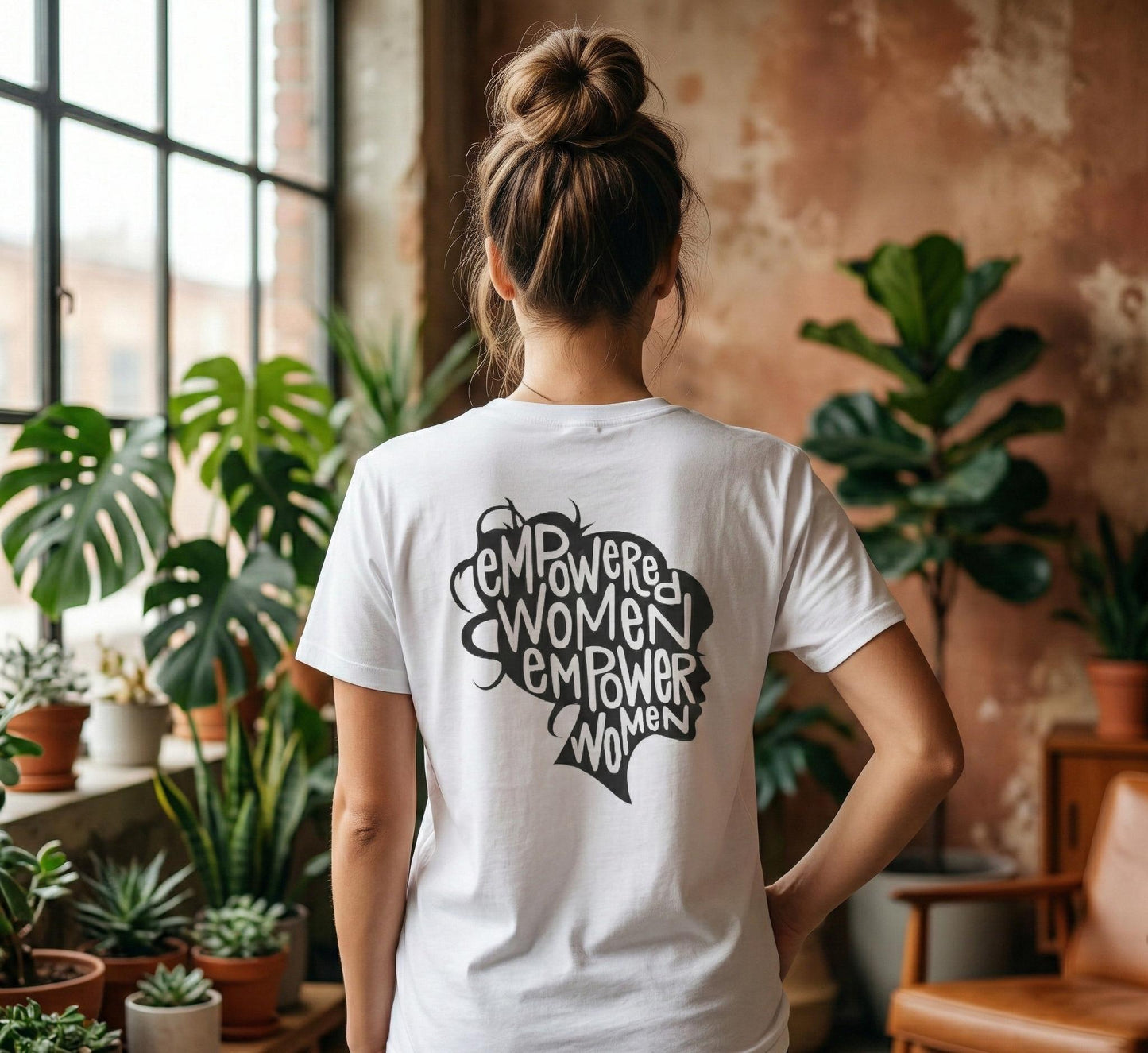 Empowered women empower women t-shirt | feminist typography tee