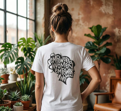 Empowered women empower women t-shirt | feminist typography tee