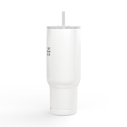 Woman text stencil design Tumbler | 40oz Engraved Insulated Tumbler with Lid | International Womens Day