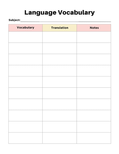 Student Planner Digital Academic Organizer, College School Planner, Grade Tracker, Homework & Assignment Log, Study Checklist.