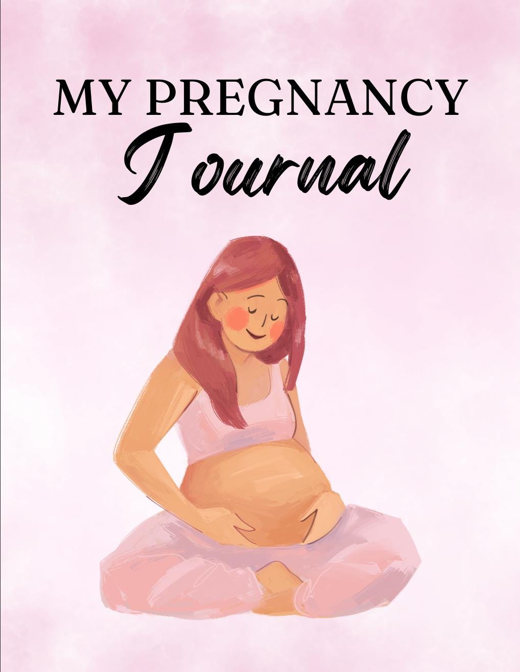 Comprehensive Pregnancy Journal and Memory Book | Digital Pregnancy Planner | Weekly Milestone Tracker, Birth Plan, Baby Registry & Budget
