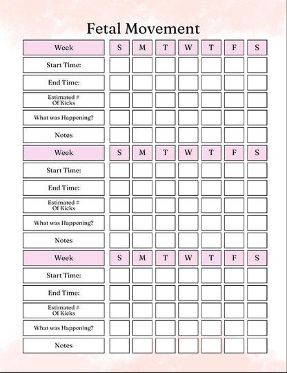 Comprehensive Pregnancy Journal and Memory Book | Digital Pregnancy Planner | Weekly Milestone Tracker, Birth Plan, Baby Registry & Budget