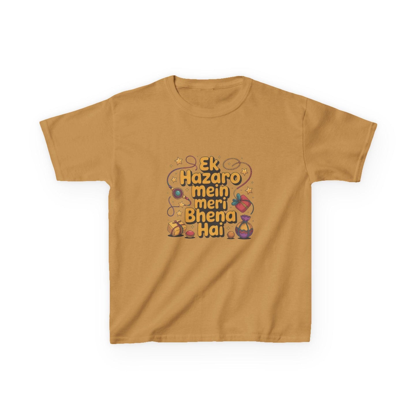 Kids Hindi Sibling Tee | Ek Hazaro Mein Meri Bhena Hai, Rakhi Festival Shirt