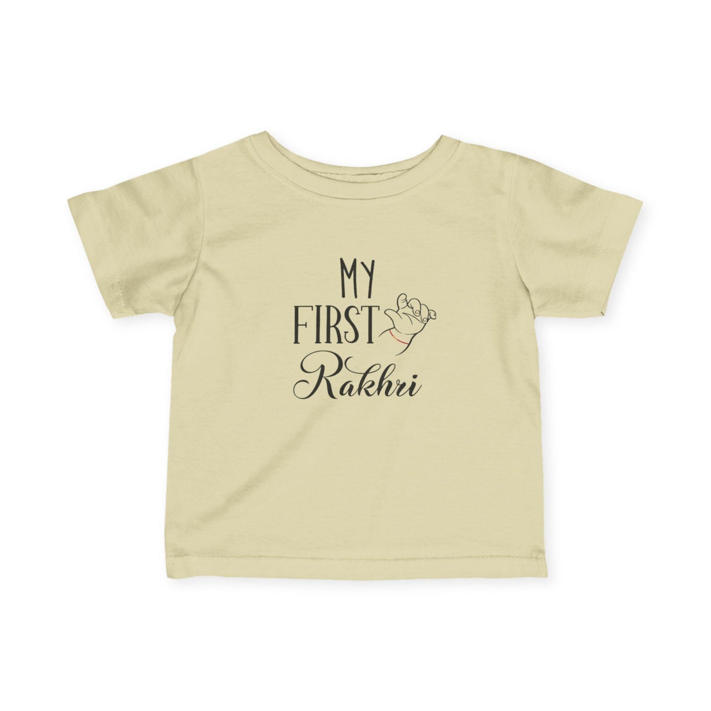 Baby's First Rakhi Infant Tee | Newborn Celebration Shirt, Cotton Blend