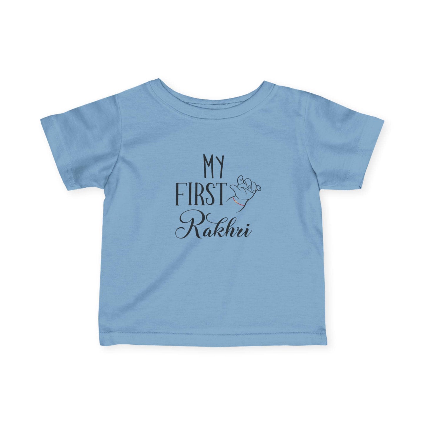 Baby's First Rakhi Infant Tee | Newborn Celebration Shirt, Cotton Blend
