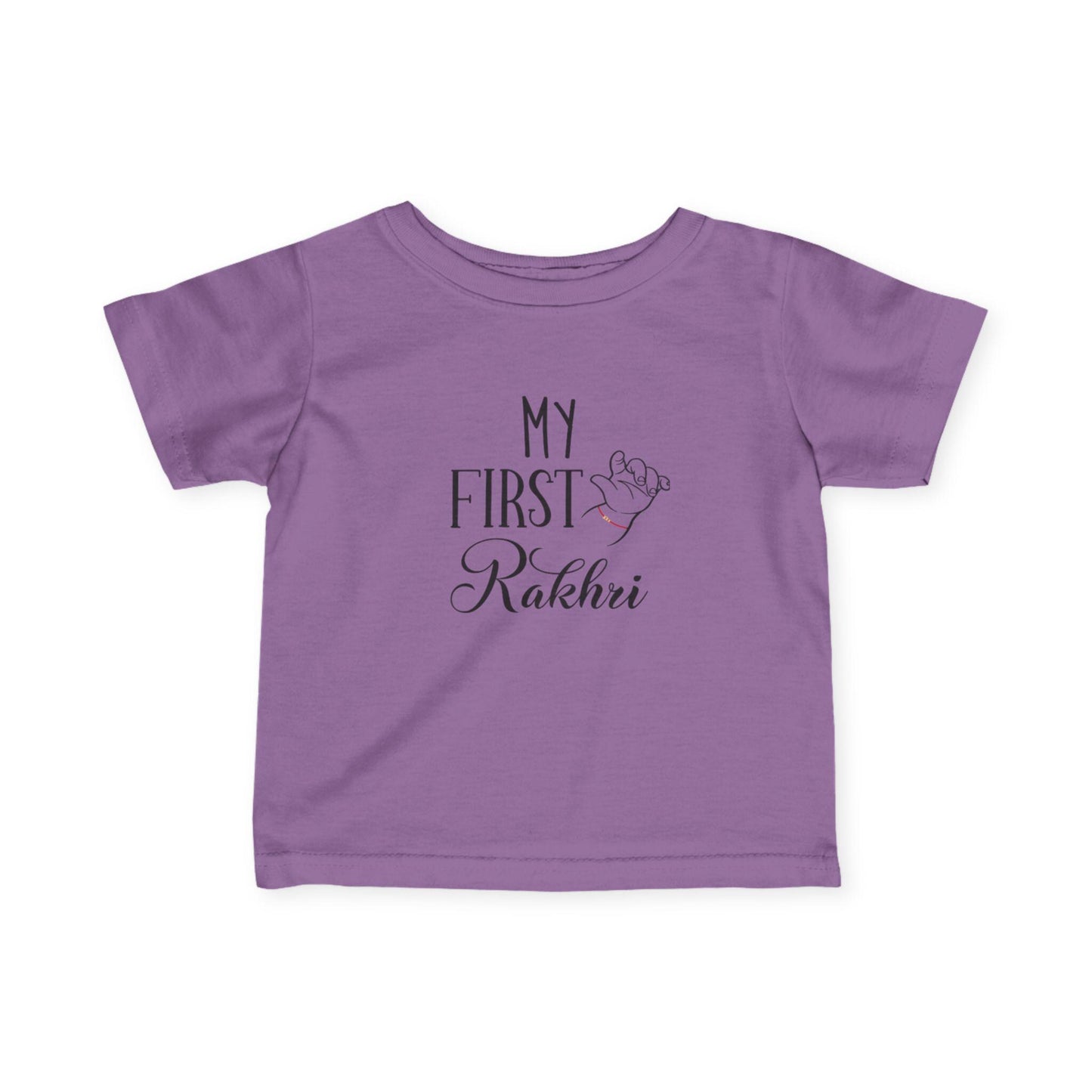 Baby's First Rakhi Infant Tee | Newborn Celebration Shirt, Cotton Blend