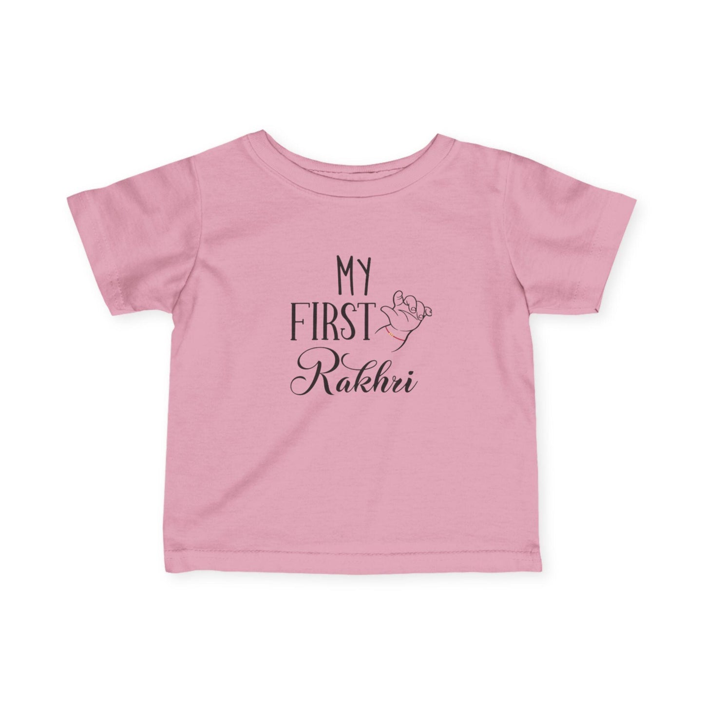 Baby's First Rakhi Infant Tee | Newborn Celebration Shirt, Cotton Blend