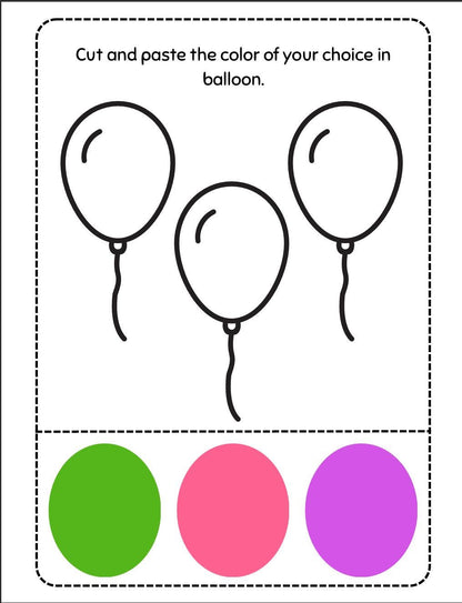 70+ Toddler Learning Activities & Color Flashcards (Digital Download)