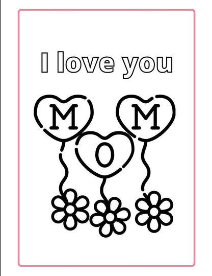 Preschool Mother's Day Father's Day Worksheets, Footprint Art, Report Card (Digital Download)