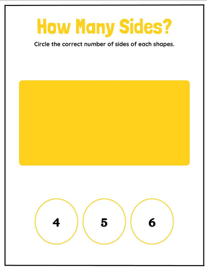 Shapes Worksheets Mega Bundle, Toddler Learning, Preschool Geometry, Kindergarten Math (Digital Download)