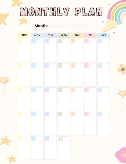 Kids Chore Chart & Daily Routine Worksheets, Toddler Responsibility Visual Schedule (Digital Download)