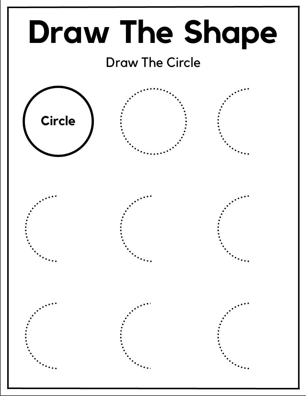 Shapes Worksheets Mega Bundle, Toddler Learning, Preschool Geometry, Kindergarten Math (Digital Download)