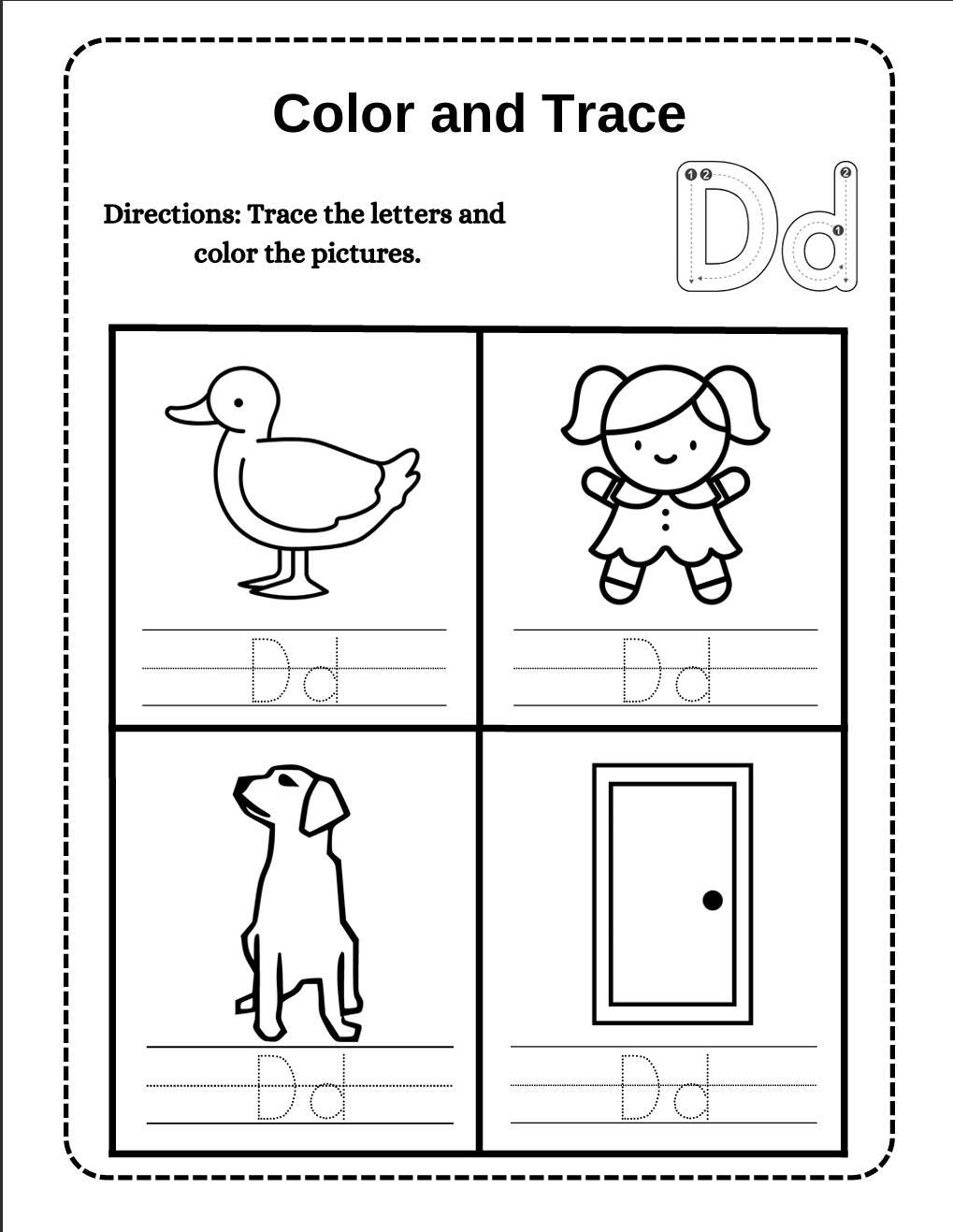 Alphabet Tracing Worksheets Mega Bundle, Preschool Handwriting Practice (Digital Download)