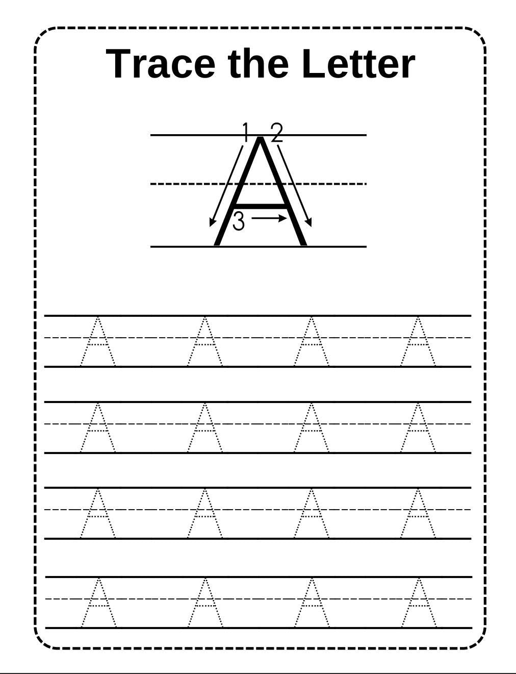 Alphabet Tracing Worksheets Mega Bundle, Preschool Handwriting Practice (Digital Download)