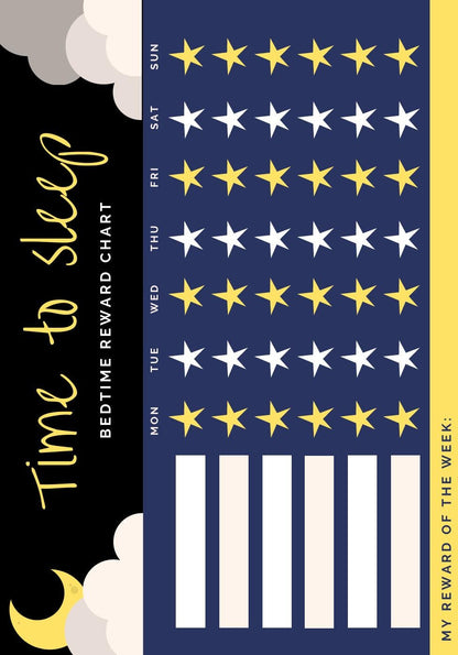 Kids Reward Chart Mega Bundle, Mermaid Unicorn Space Themes (Digital Download)