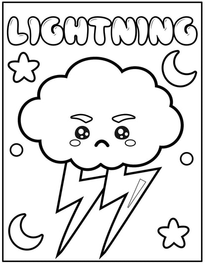 Preschool Weather Learning Pages, Seasons Activities, Tracing, Counting (Digital Download)