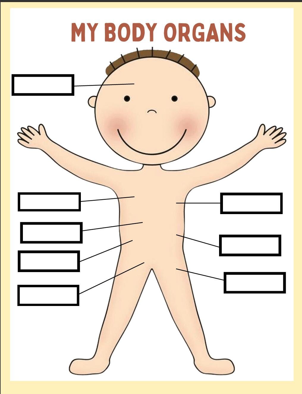 Human Anatomy Busy Book, Kids Science Printable (Digital Download)