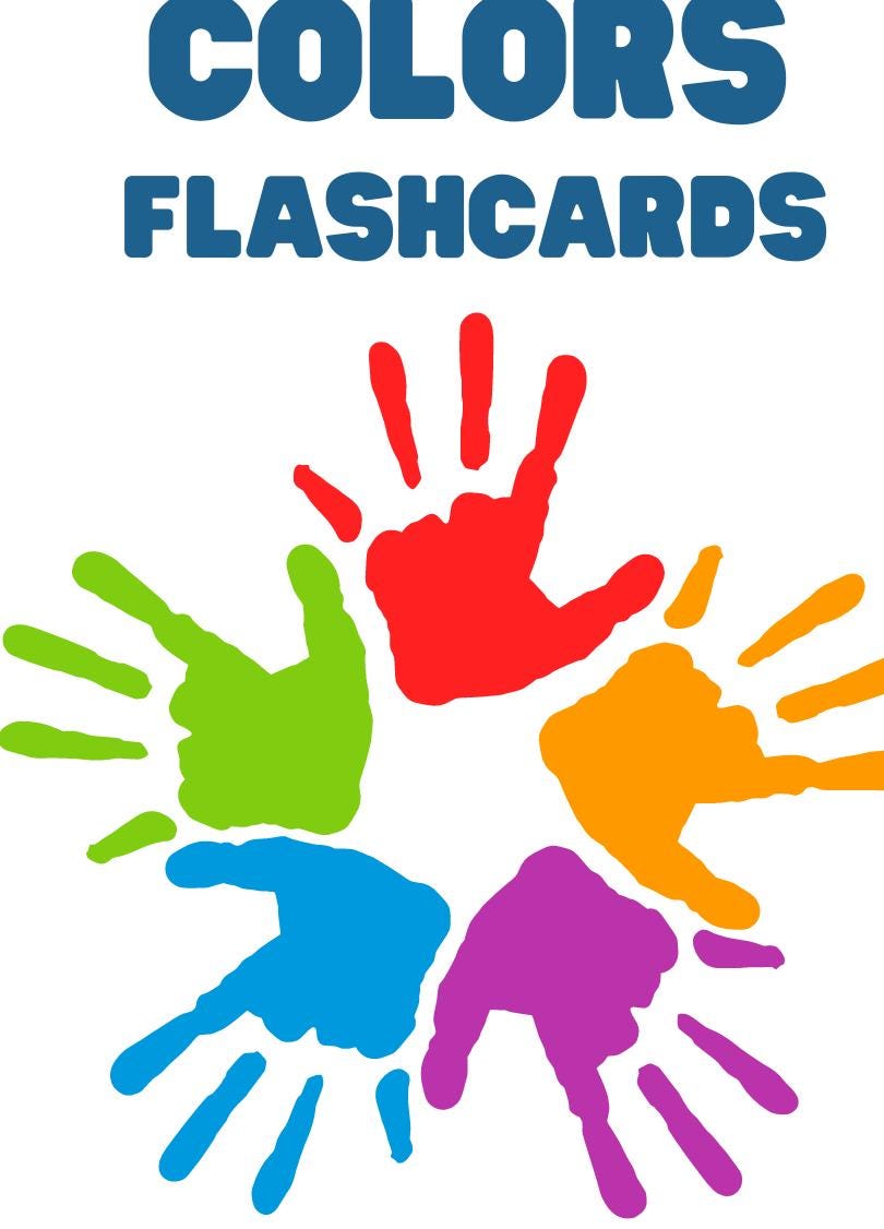 Toddler Learning Flashcards Bundle, Alphabet, Numbers, Shapes, Animals (Digital Download)