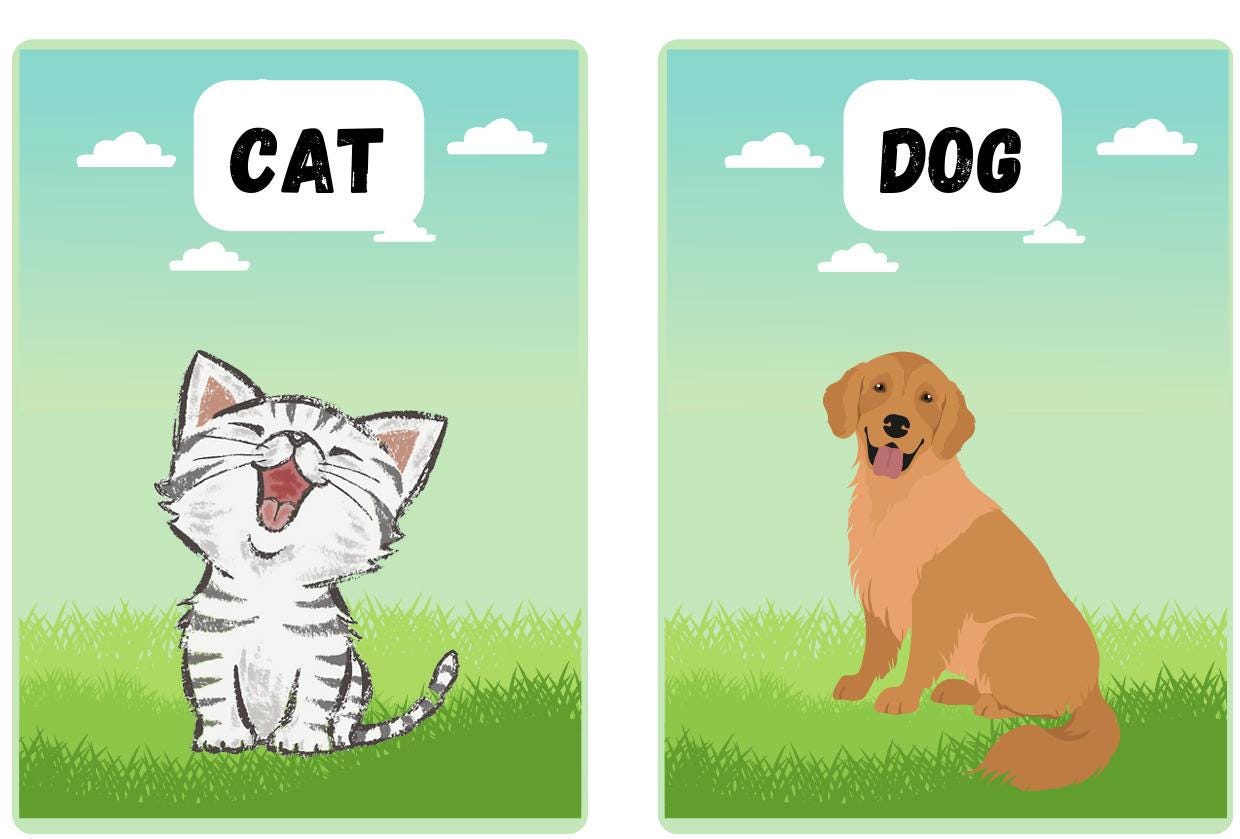 Toddler Learning Flashcards Bundle, Alphabet, Numbers, Shapes, Animals (Digital Download)