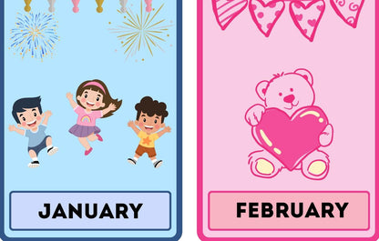 Toddler Learning Flashcards Bundle, Alphabet, Numbers, Shapes, Animals (Digital Download)