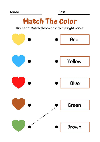 Preschool Colors Learning Binder, Kindergarten Activities, Toddler Busy Book (Digital Download)