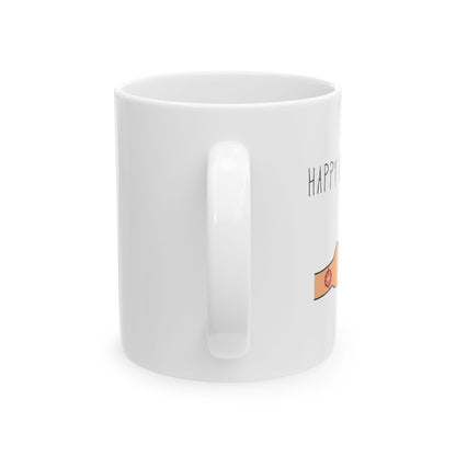 Happy Rakhri Bro Fist Bump Mug | Raksha Bandhan Ceramic Coffee Cup