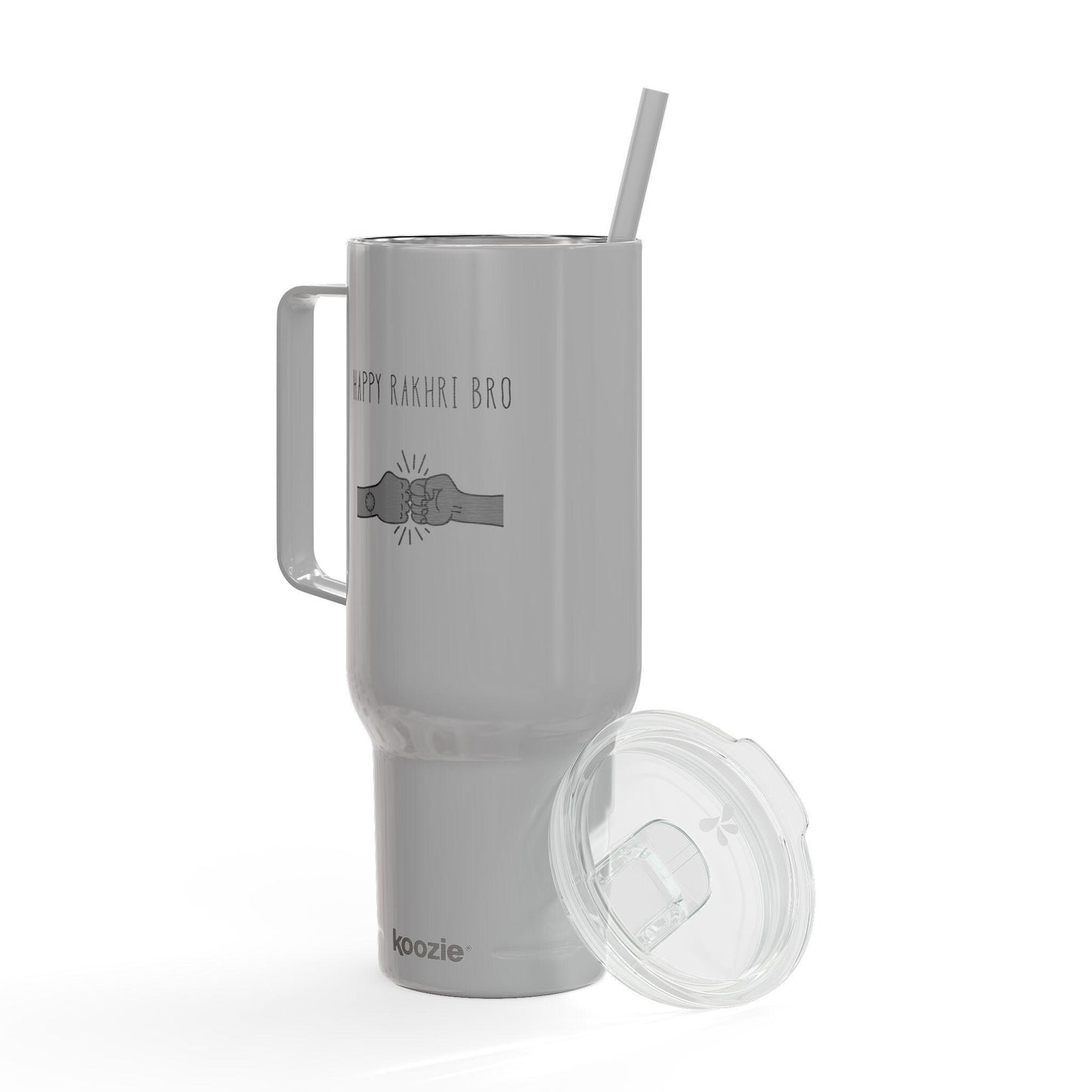 Happy Rakhi Bro Tumbler | Insulated Stainless Steel Cup (40oz)